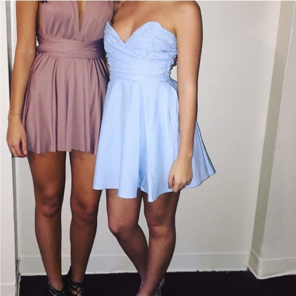 SABO SKIRT Blue Strapless Primrose Dress Size Small NWT - Picture 3 of 7